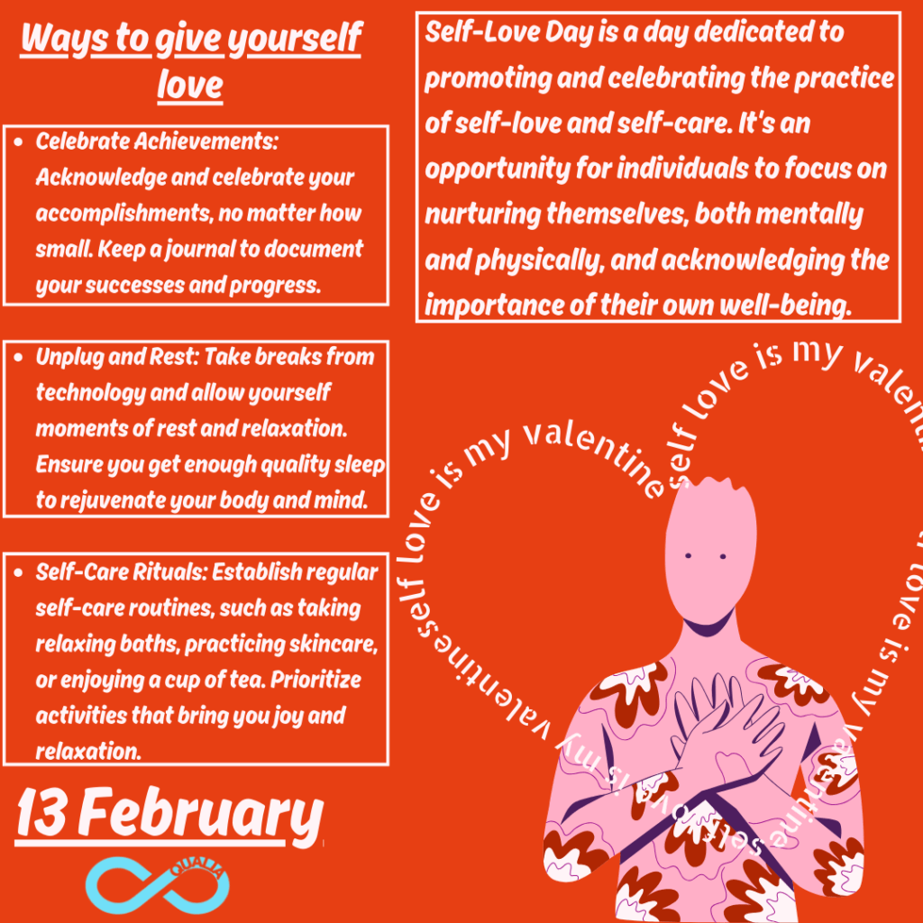 Self Love Day 13th February 2024 Qualia Academy