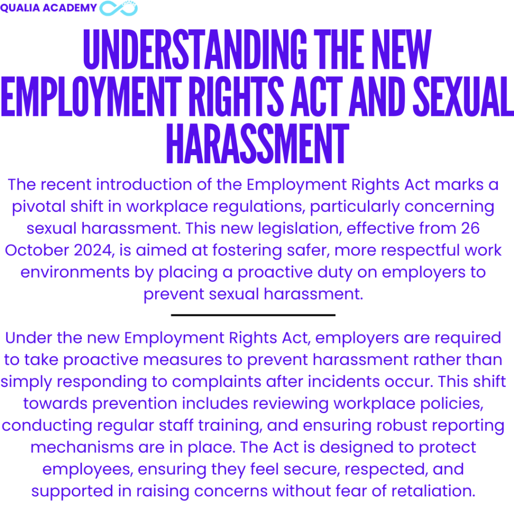 New employment rights act image of information from the first section of the blog along with the date and title.