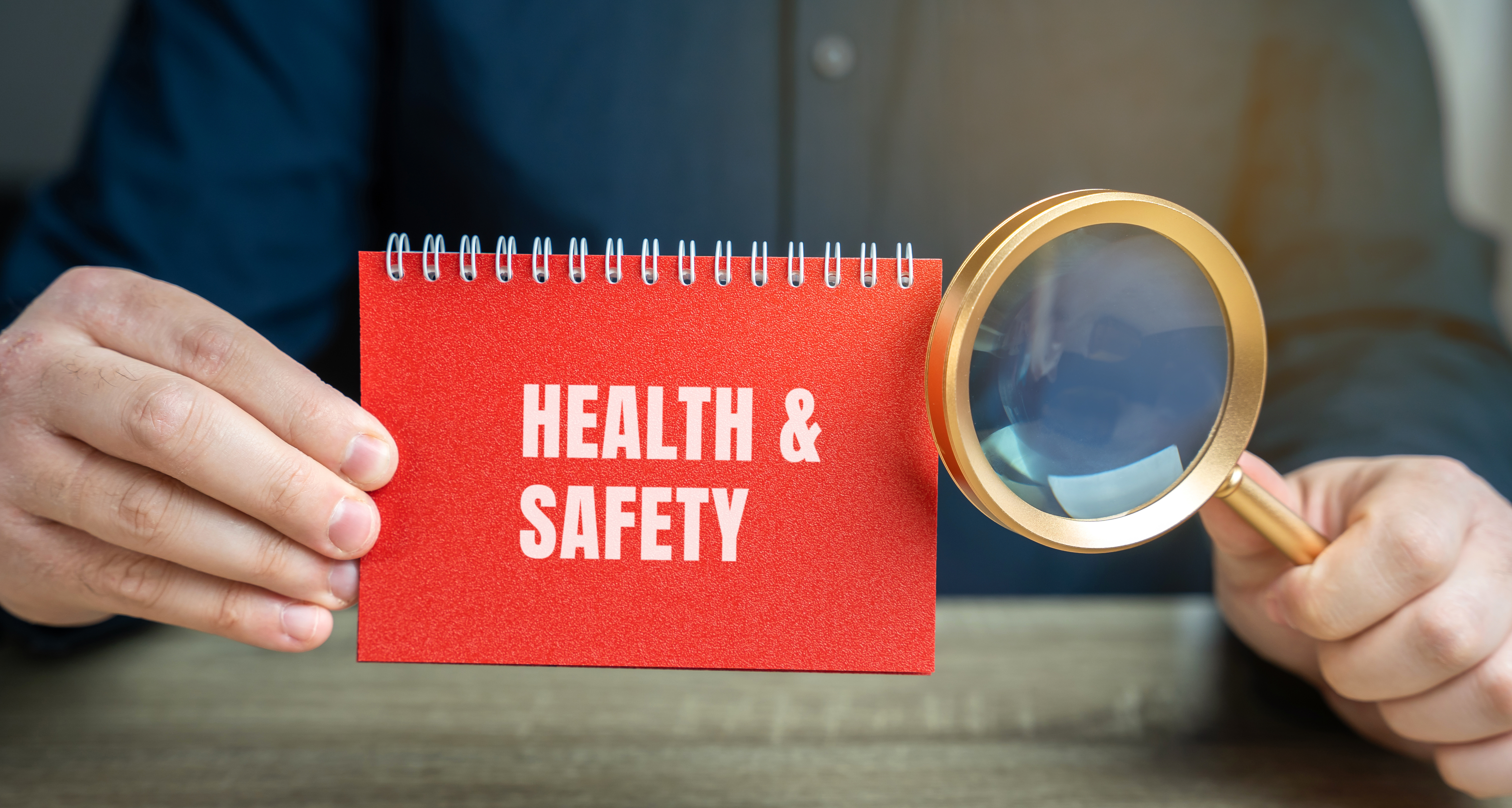 Notes with the word with safety and health. for safety and health at work